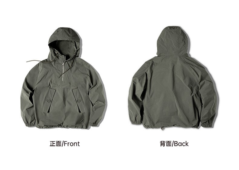 △US NAVY復刻デッキパーカーモデル プルオーバー アノラック▽S~2XL