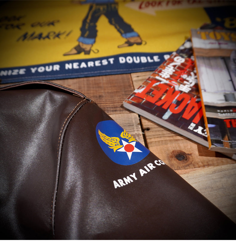 △ヴィンテージ復刻 ホースハイドレザー A-2ジャケット▽S~4XL