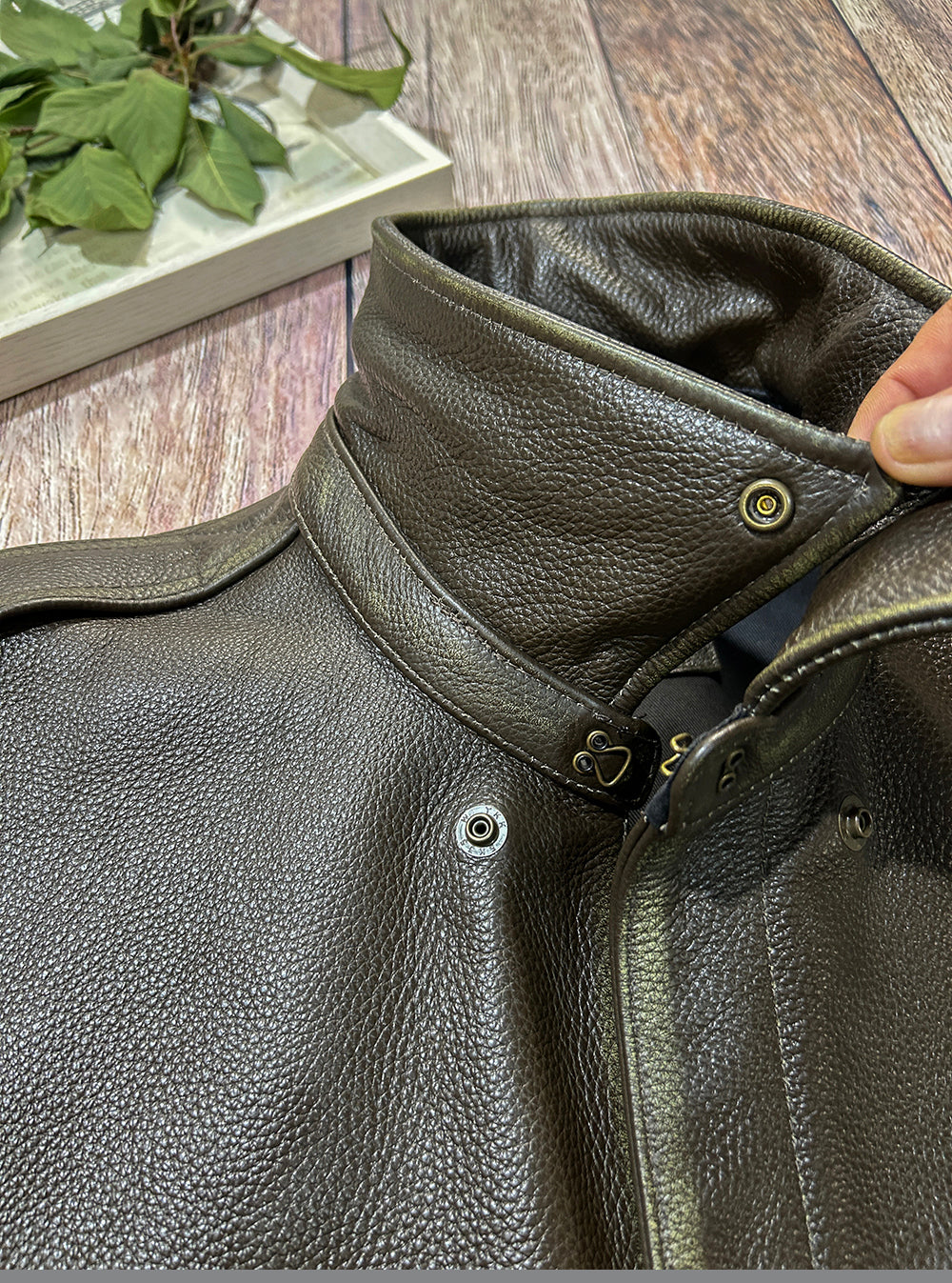 ◇絶妙なヴィンテージ加工◇茶芯カウレザー A-2 フライトジャケット◇M~5XL