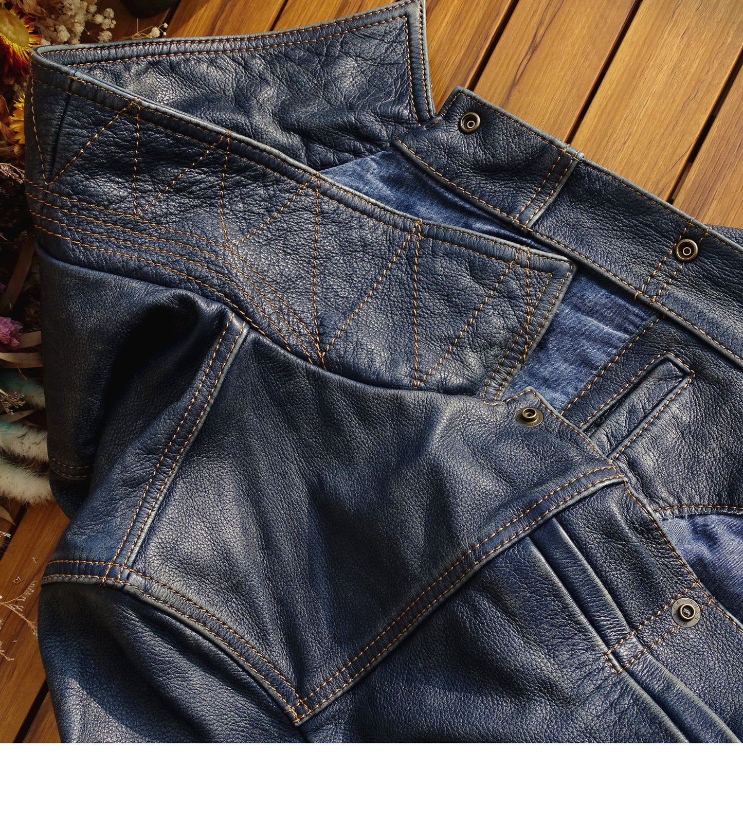 ☆ヴィンテージ2nd型 507復刻 ウエスタンステッチ カーフレザーショートジャケット☆S~5XL