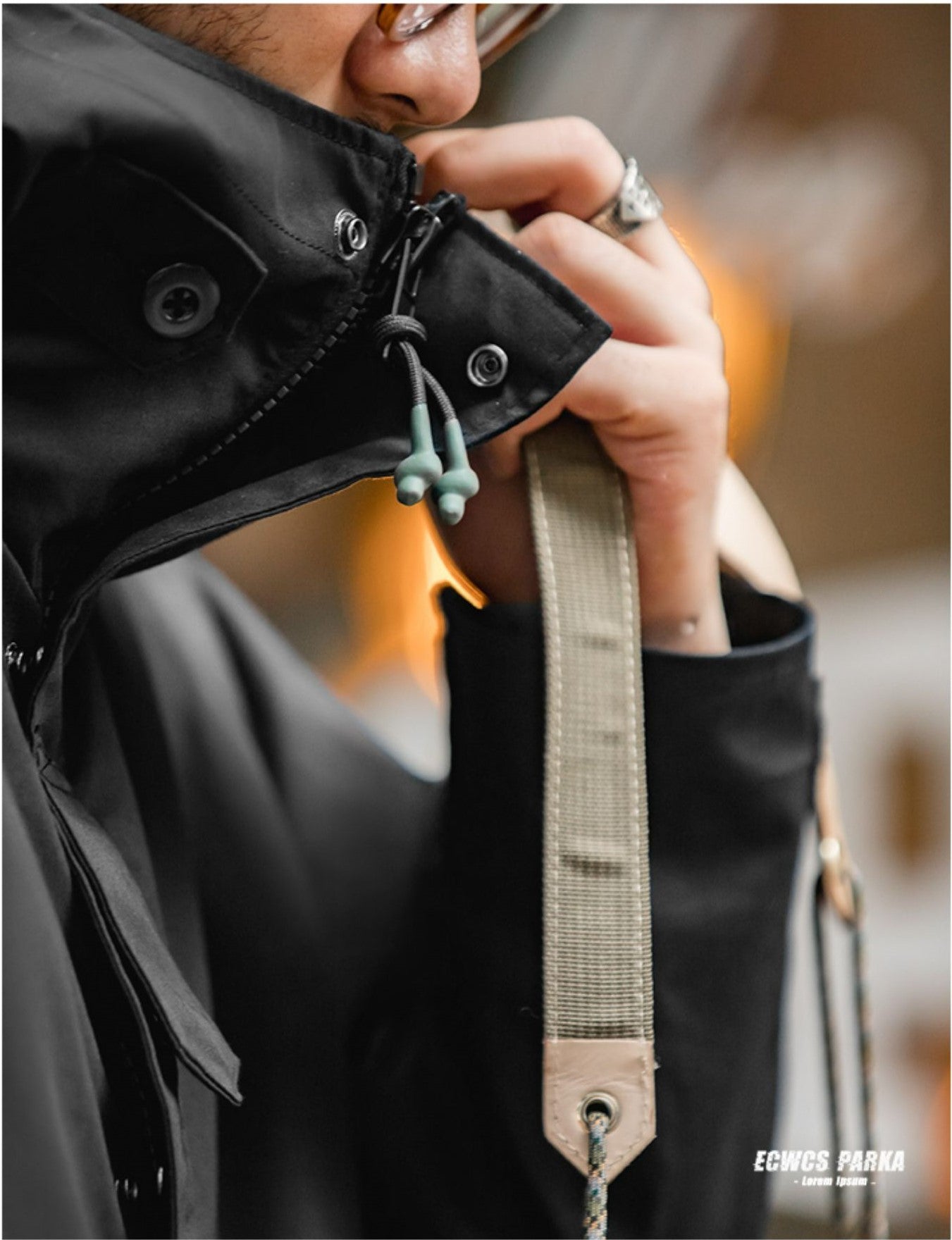 ▲US ARMY ECWCS PARKA復刻 ブラック▼