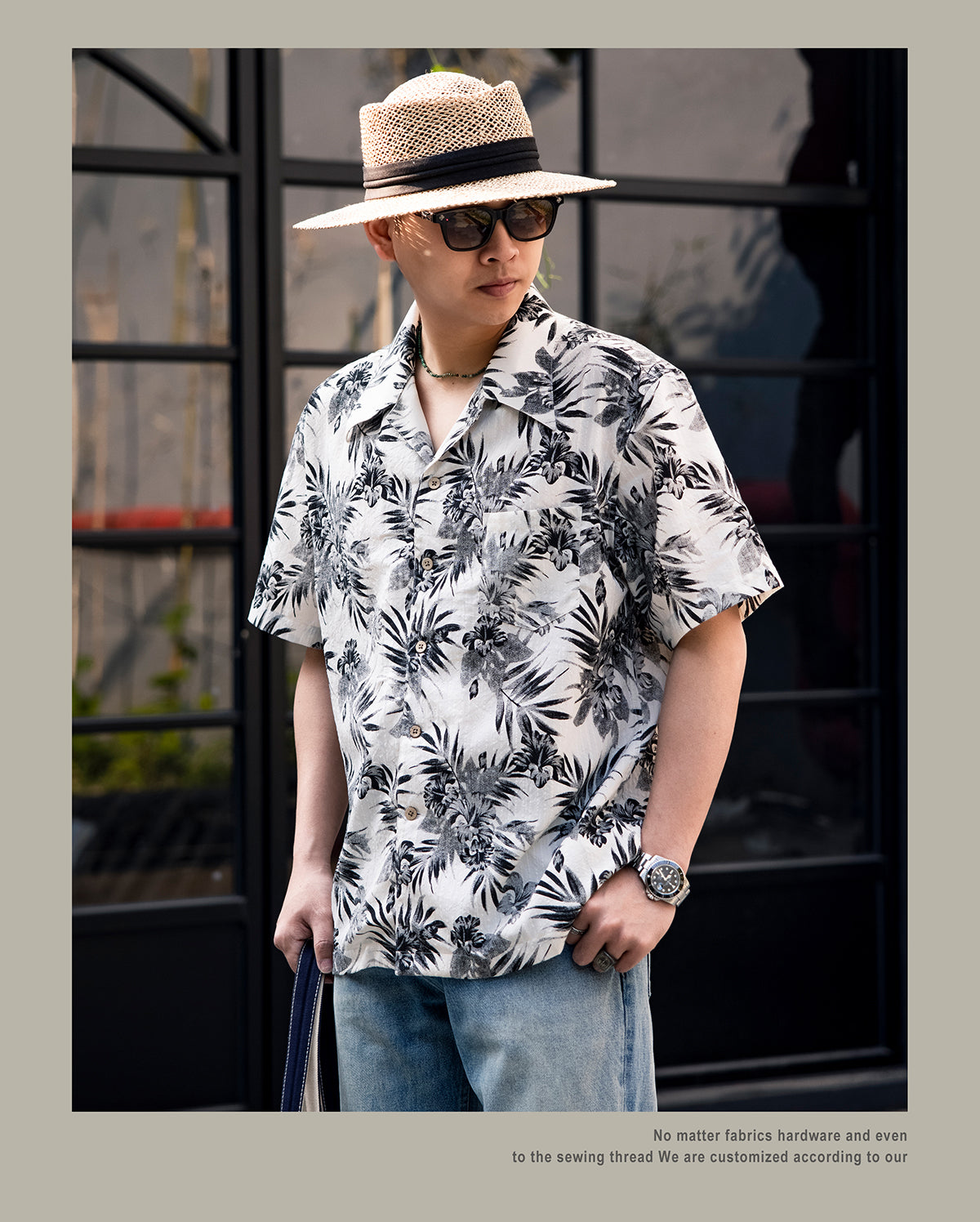 2色展開△レーヨン 半袖 アロハシャツ▽S~3XL