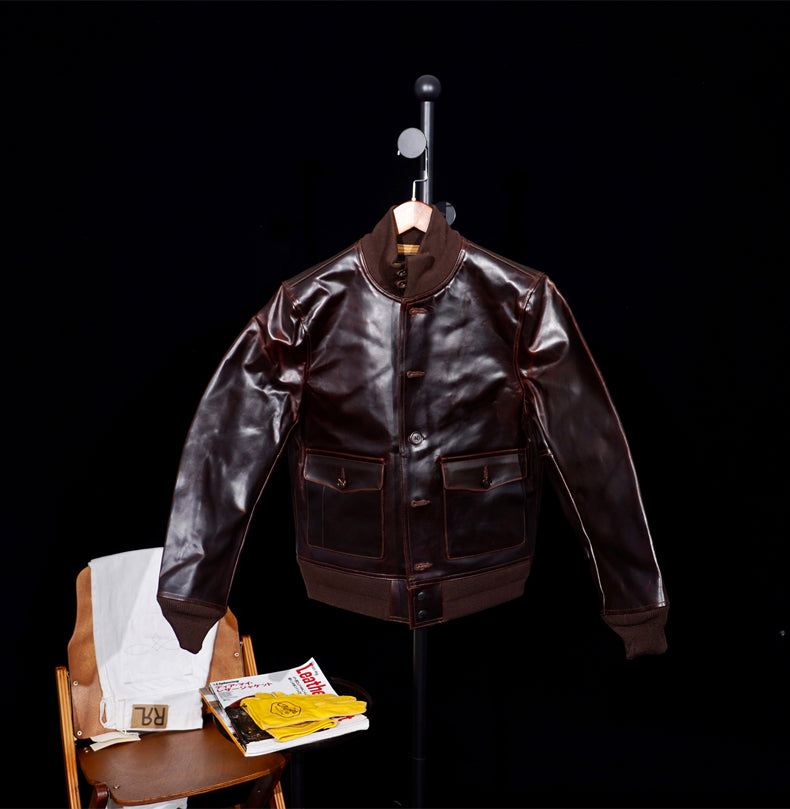 ホースハイドレザー A-1 フライトジャケット S~2XL
