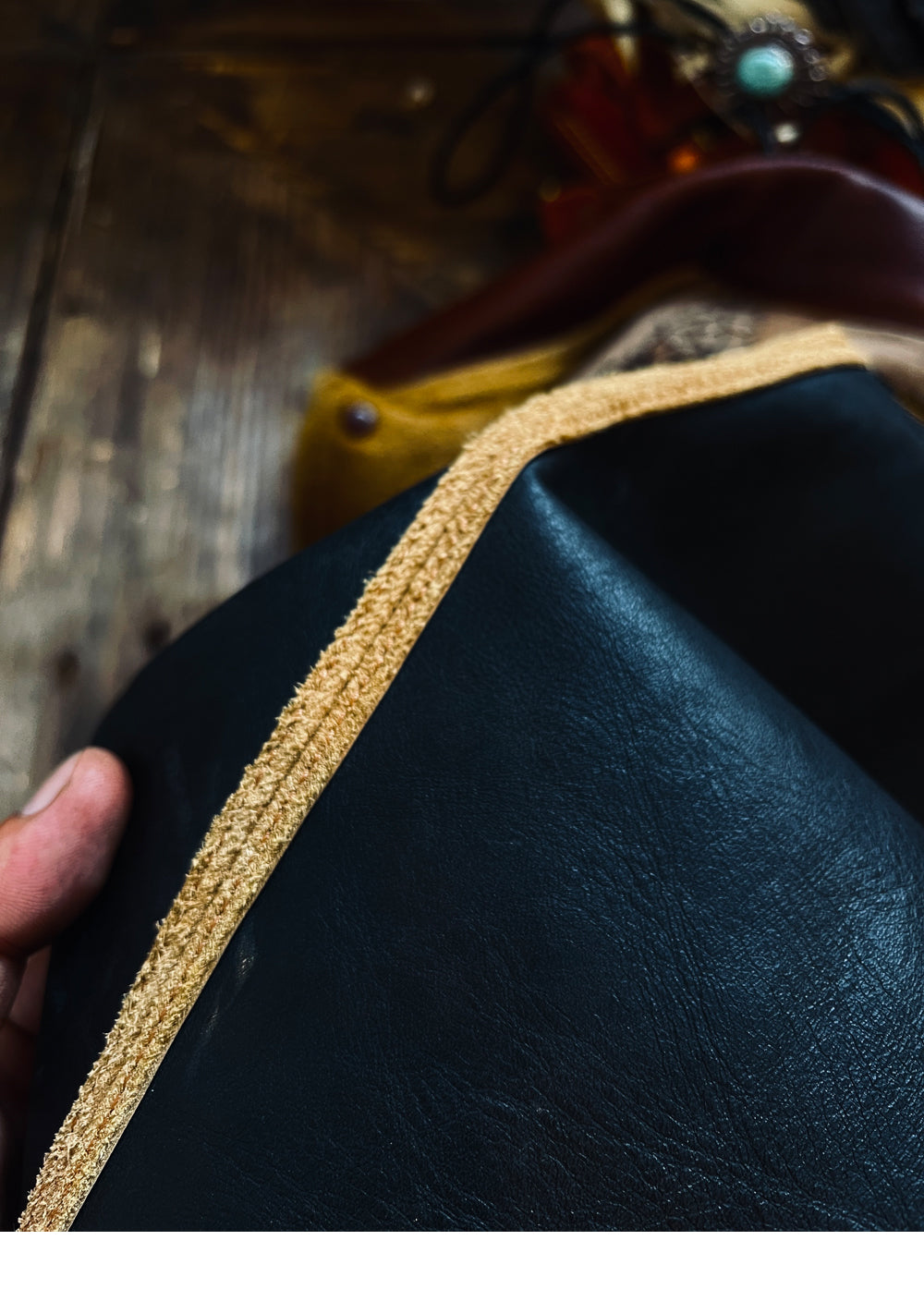 ★ヴィンテージ加工カウレザースウェードウエスタンジャケット★M/3XL