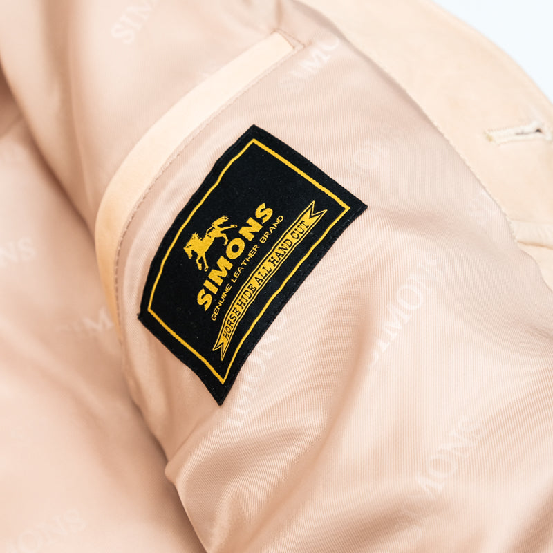 スペシャル★★植物タンニン鞣し ホースハイドレザー NAKEDカラー無染色コサックジャケット★★S~2XL