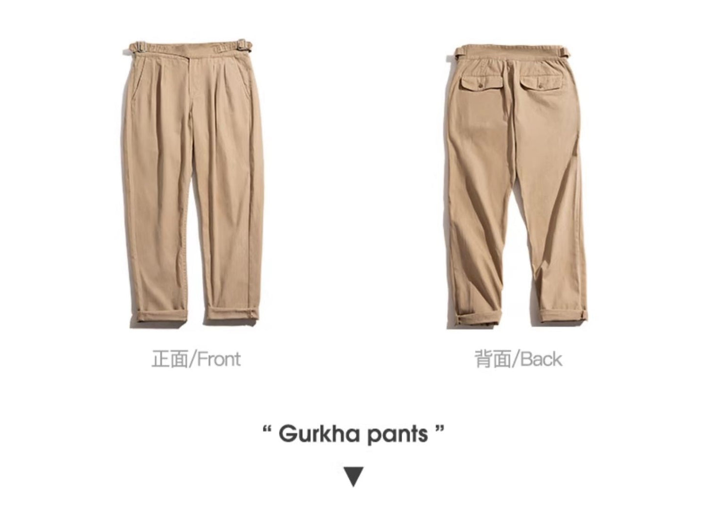 ◆絶品シルエット ヘリンボーンコットン グルカパンツ◆S~XXL