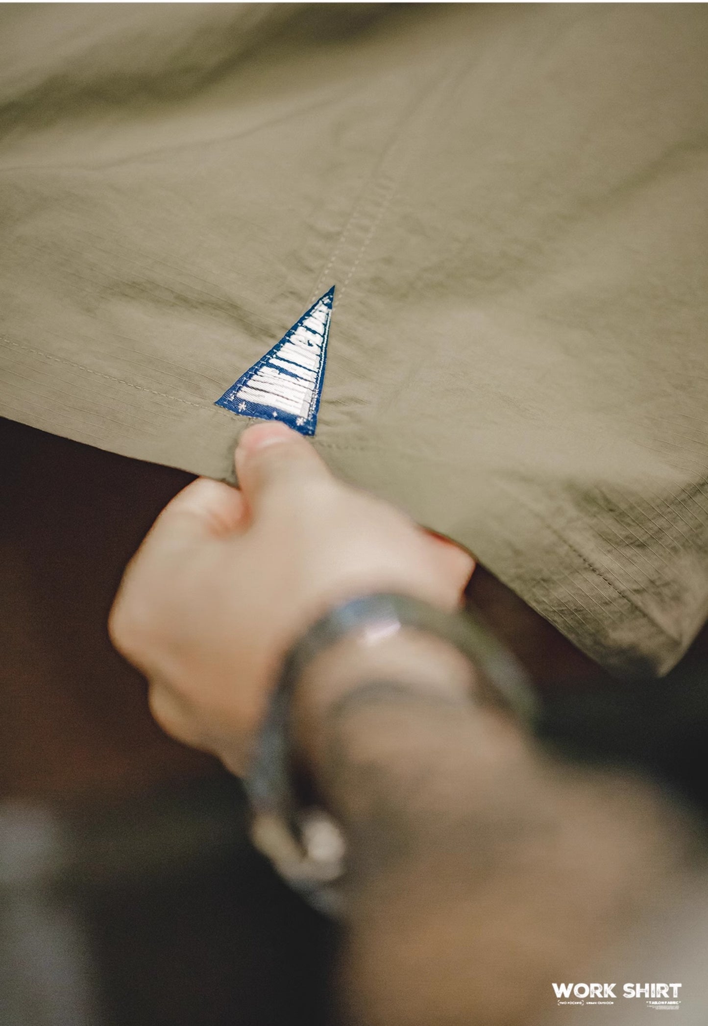 撥水性ありで雨の日にも活躍◆ゆったりシルエット リップストップ生地 半袖ハンティング シャツ◆S~3XL