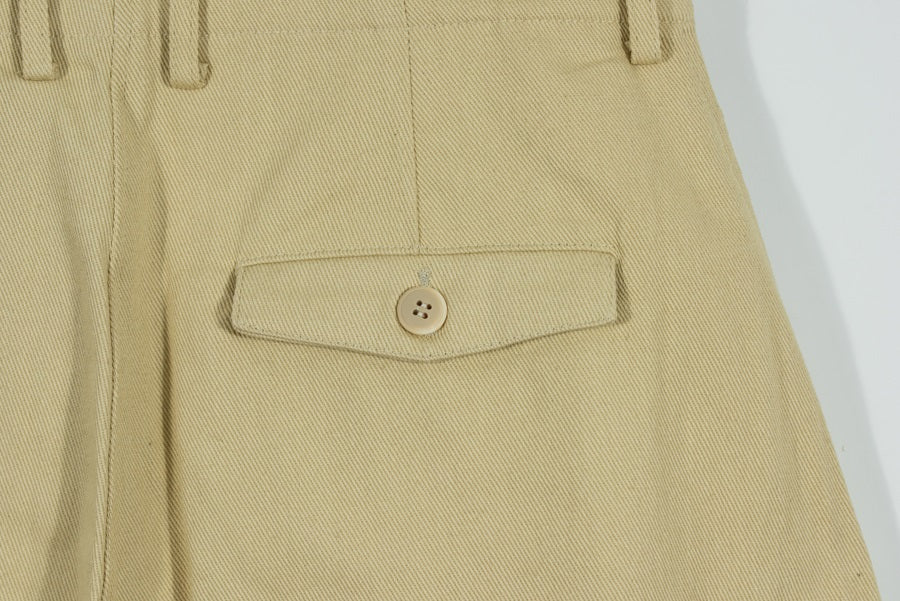 ◆クリームカラーで着こなしのポイントに◆ヴィンテージデザイン ジョッパーズパンツ◆XS~3XL