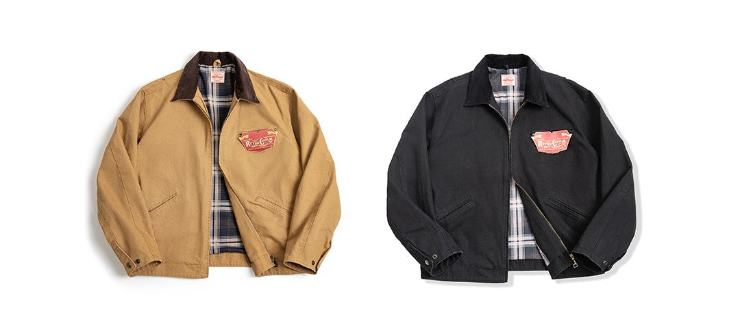 ▲ヴィンテージ J001復刻 キャンバスコットン デトロイトジャケット▼S~3XL