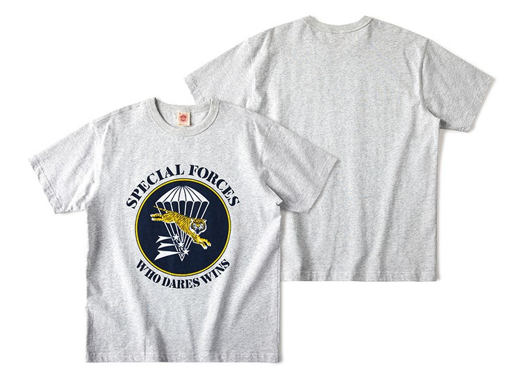 2色展開◆色味、プリントの雰囲気もGOOD◆ヴィンテージ復刻 FLYING TIGERプリント Tシャツ◆S~2XL