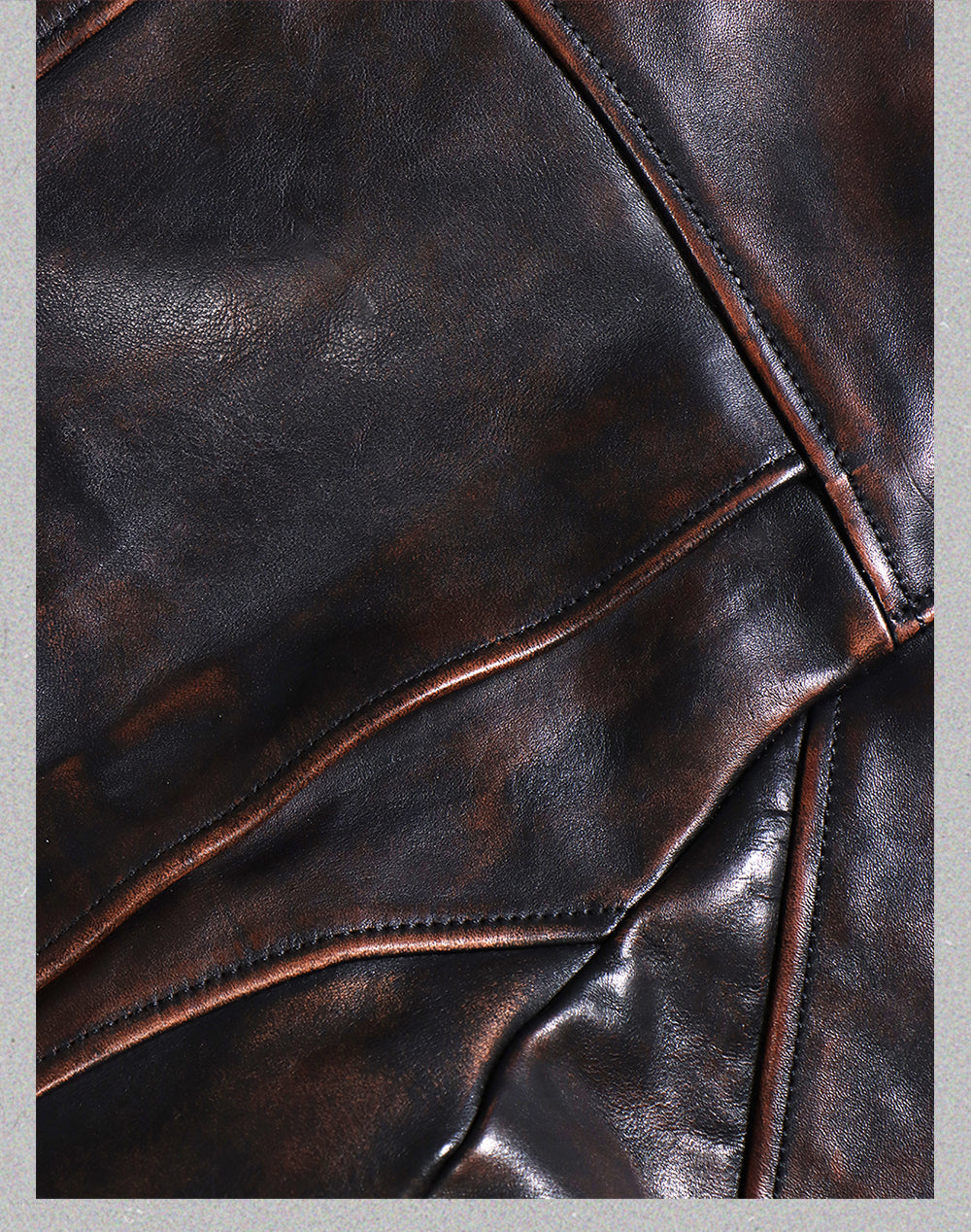 ヴィンテージ 復刻 茶芯 ホースハイド ボタン式ダブルライダースジャケットS~4XL