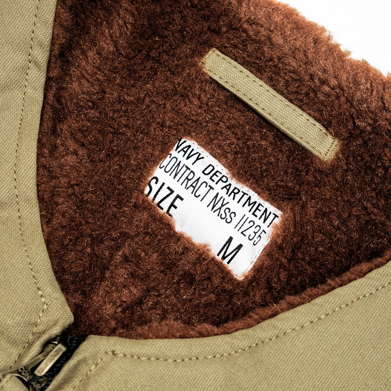 ◇USNステンシル入り 防寒性も抜群 ヴィンテージ復刻デッキベスト◇S~2XL