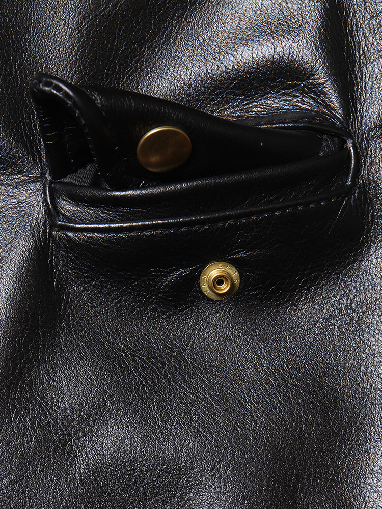 ヴィンテージ50s 613型復刻 カウレザー ダブルライダースジャケットM~5XL