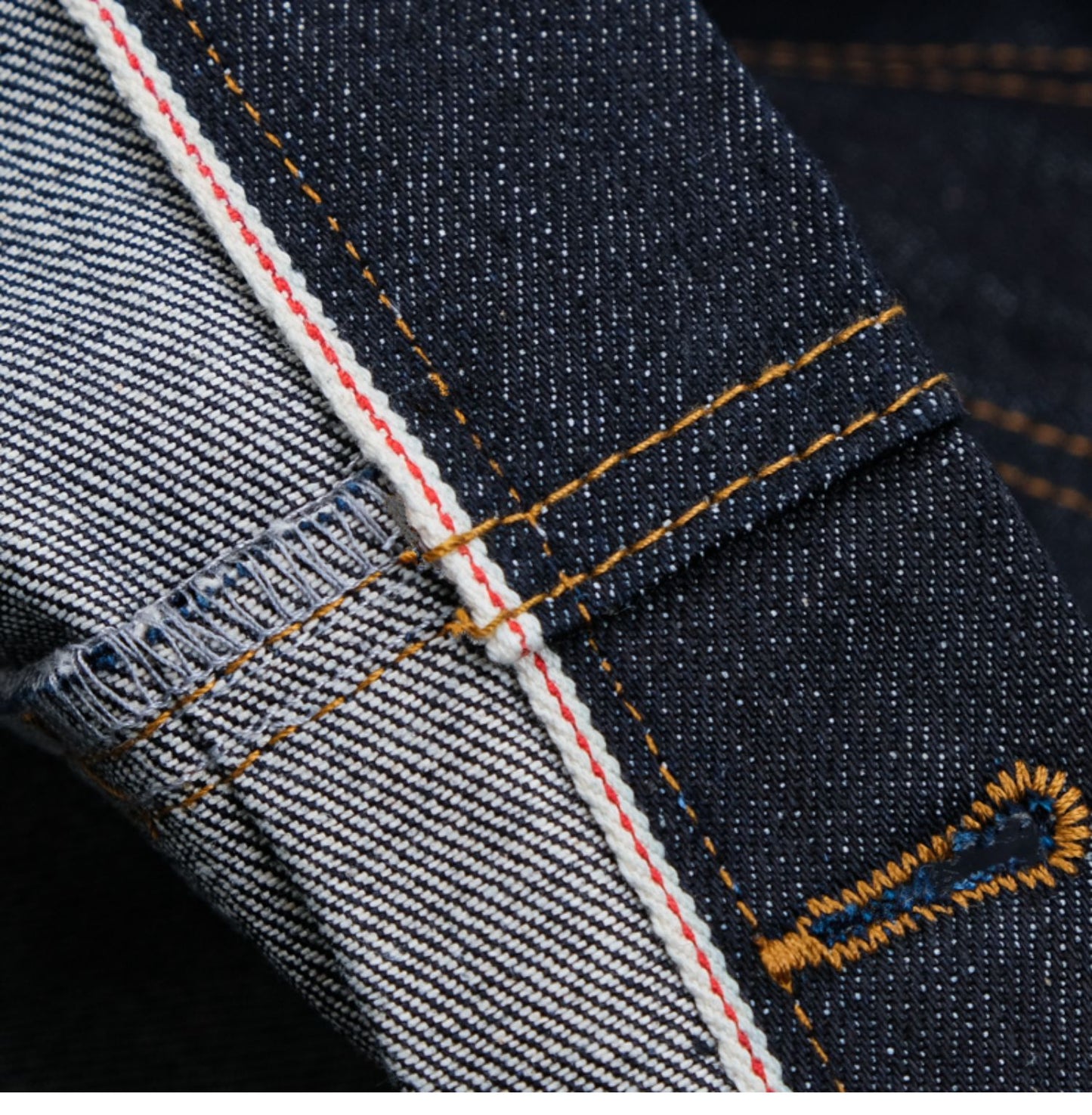 背面のアクションプリーツで高い可動性☆ヴィンテージ復刻 14.5OZ ノンウォッシュ セルビッチ デニムジャケット☆S~2XL