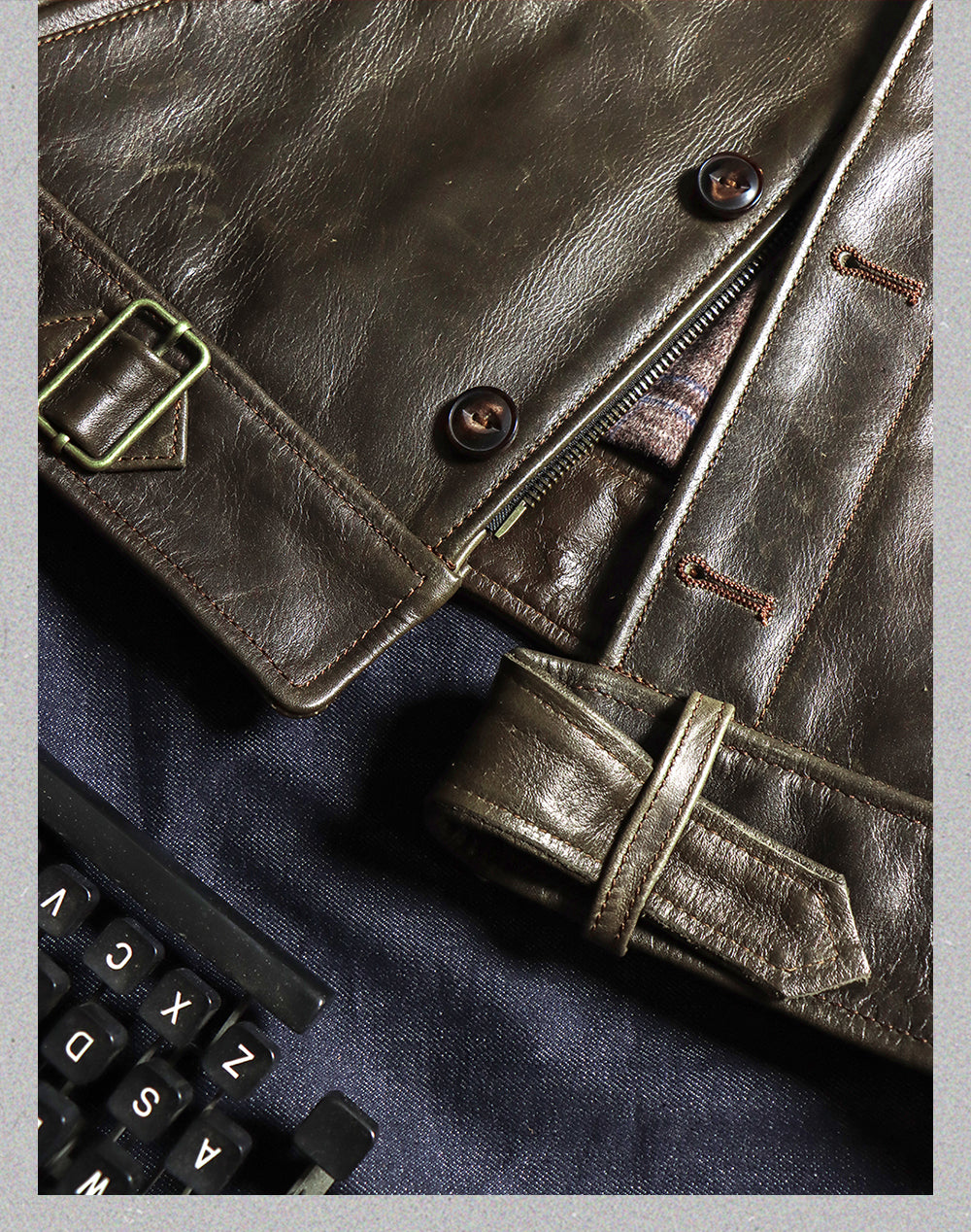 ☆1.3mm イギリス軍P37復刻 デザイン カウレザージャケット☆M~4XL