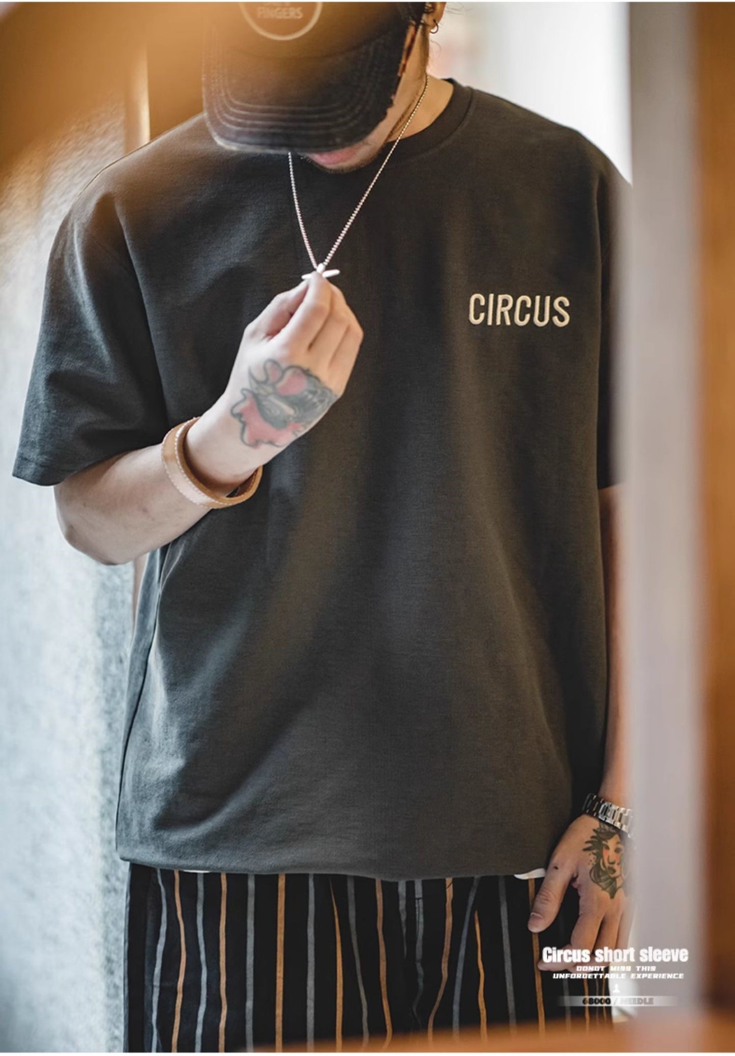 目の詰まった刺繍のクオリティーも抜群◆Tigers刺繍スーベニアTシャツ◆S~2XL