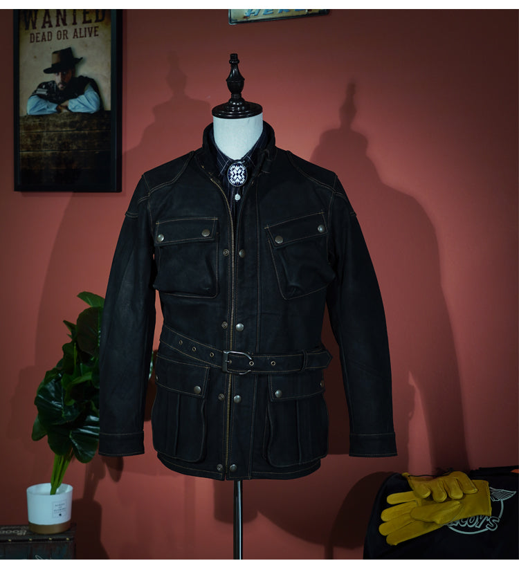 ▲細部のディテールまで完璧な拘り ヌバックレザー ライダースジャケット▼S~4XL