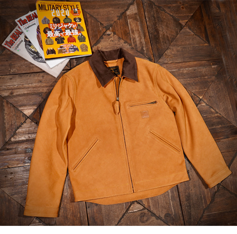 ▲ヌバックレザー使用▲デトロイト ジャケット▼S~3XL