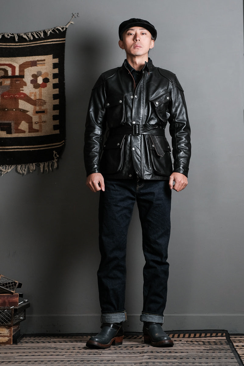 ▲細部のディテールまで完璧な拘り カウレザー ライダースジャケット▼ S~3XL