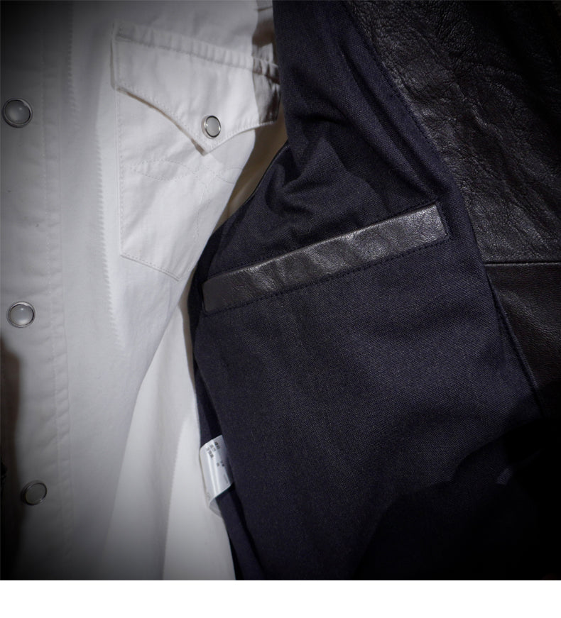ヴィンテージ復刻スタイル◇ゴートレザー ジャケット◇M~3XL
