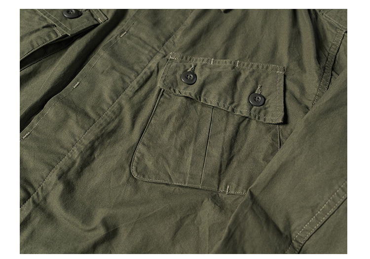 ヴィンテージ モディファイ 7.5OZ コットン TCU 1stモデル ミリタリージャングルファティーグ ジャケット◇S~2XL