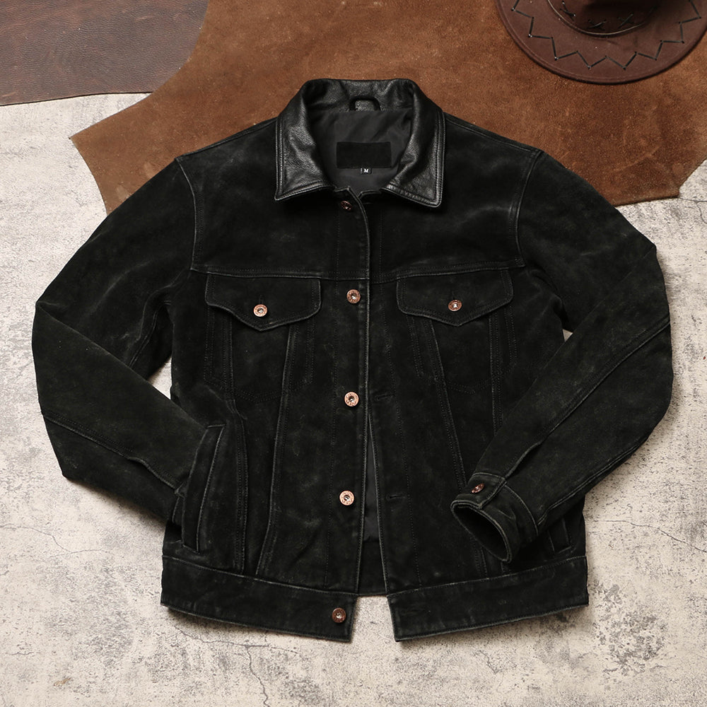 ★507 type3型 復刻モデル スウェードレザージャケット★ M~4XL
