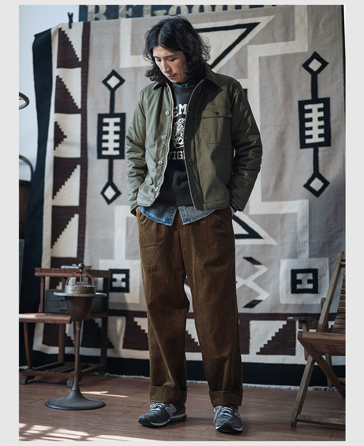 ★ヴィンテージ復刻デザイン U.S.N. A-2 DECK JACKET★S~2XL