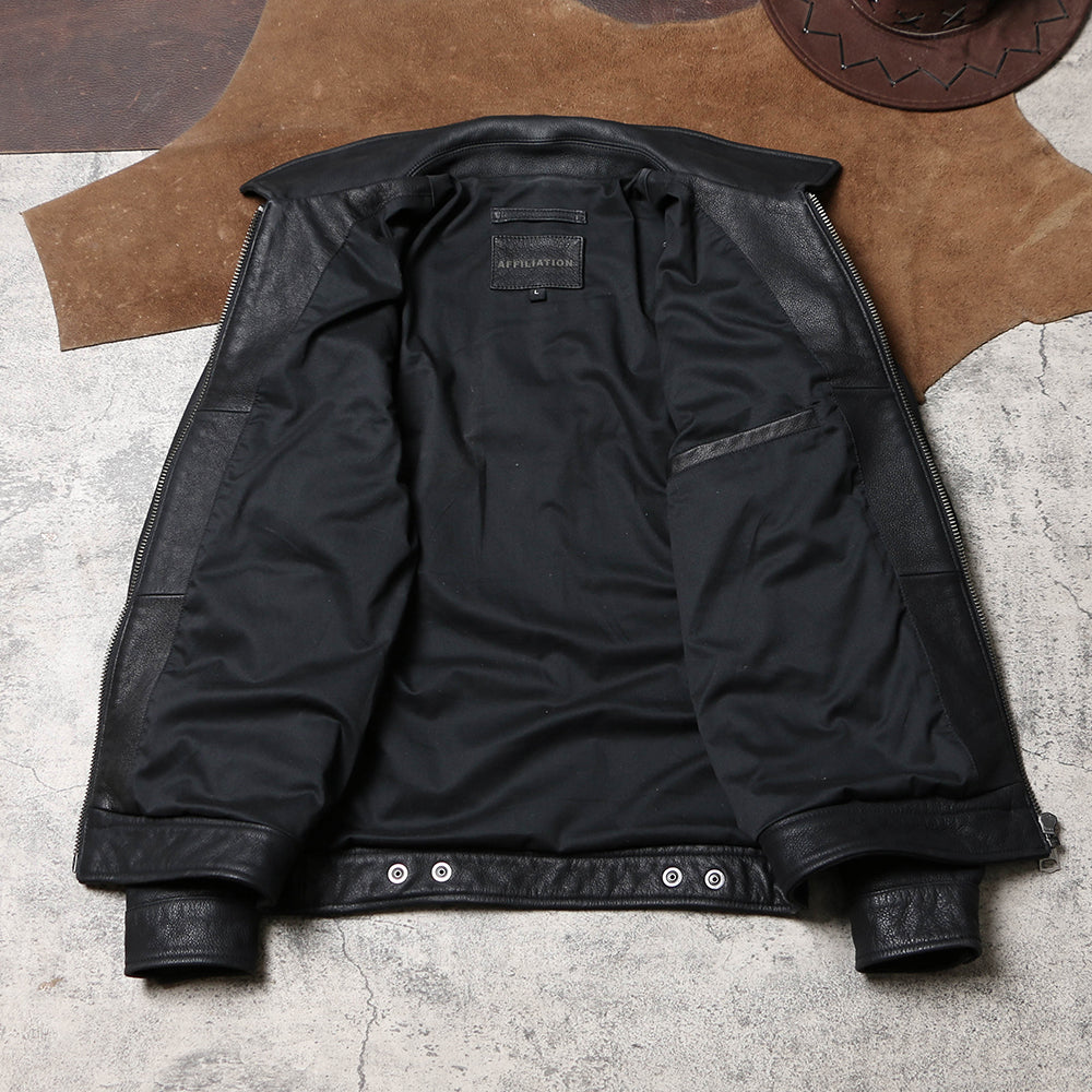 1930’s ヴィンテージ復刻型 カウレザー シングルライダース ジャケット M~5XL