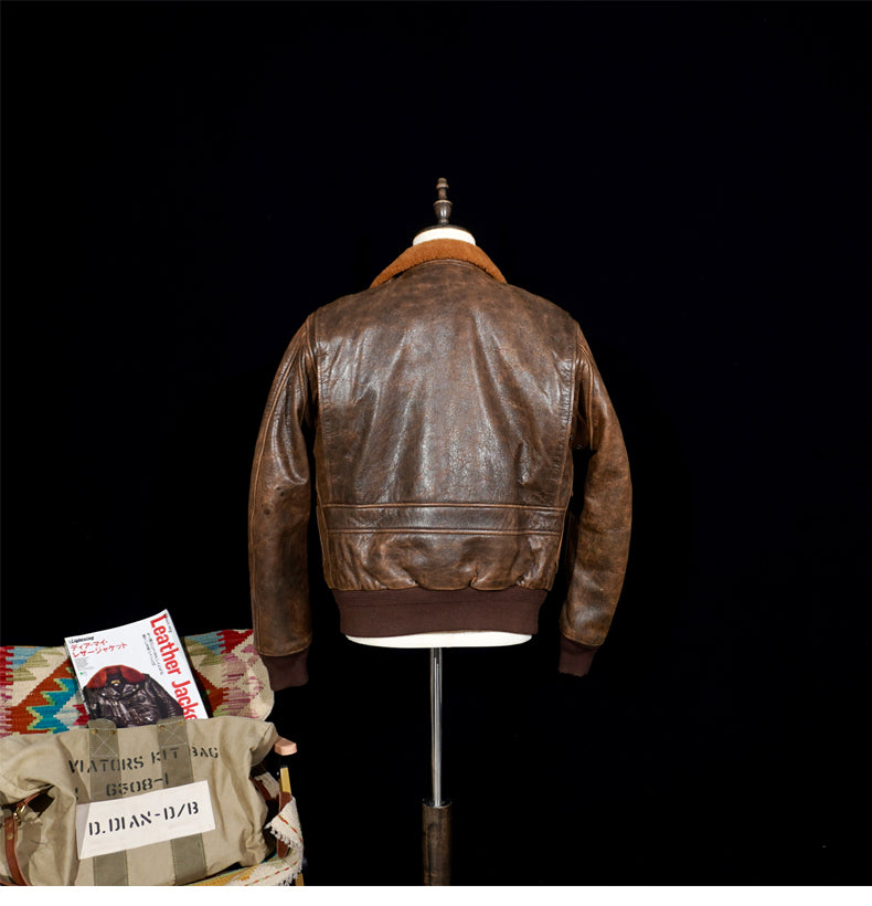 フランス産シープレザー使用◇G-1 フライトジャケット L~4XL