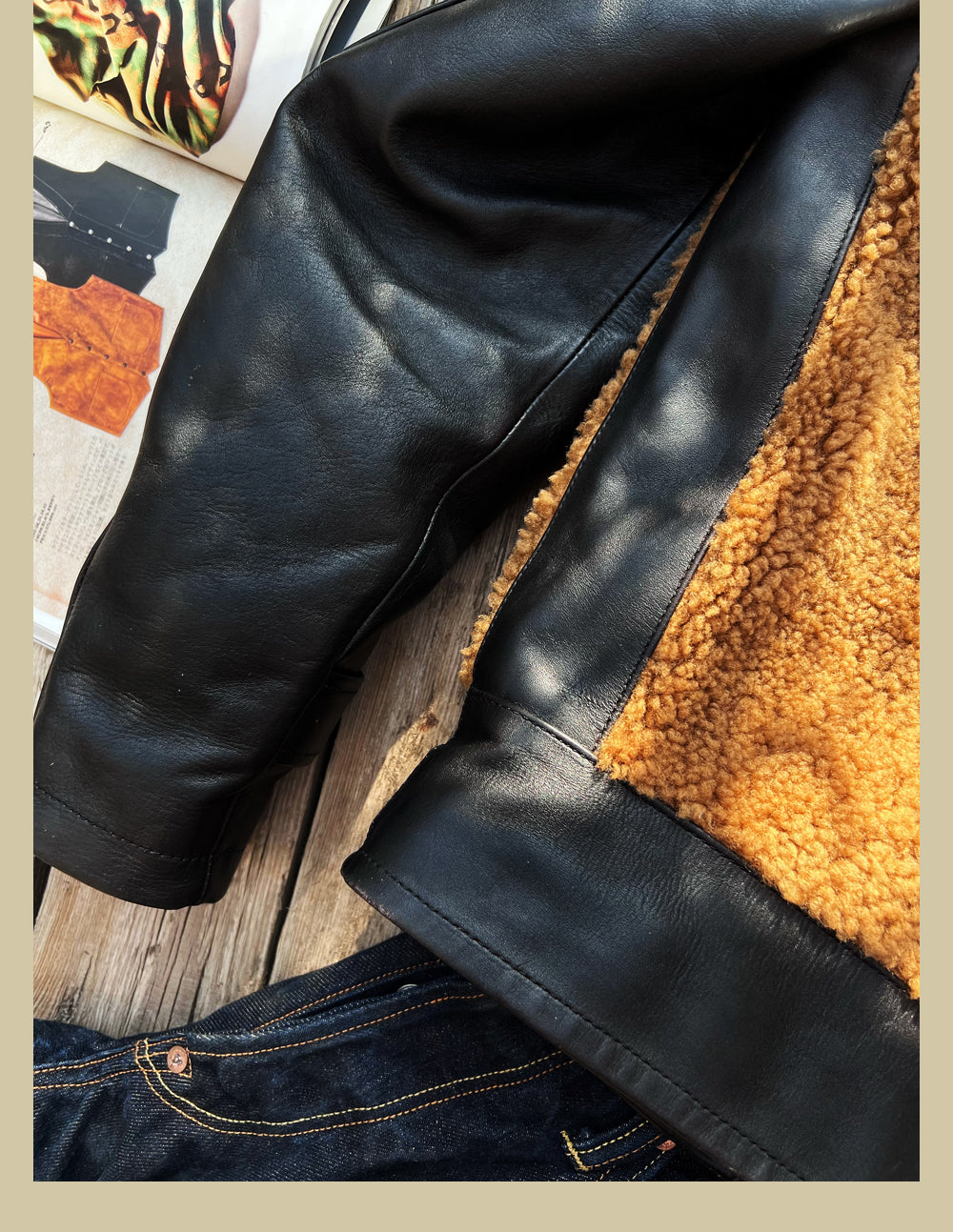 1930's ヴィンテージ復刻 ホースハイド GRIZZLY JACKET 熊ジャン