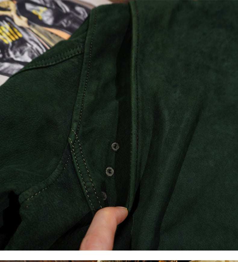 ▲ビンテージ復刻 カウレザー M-65 ジャケット▼M~3XL