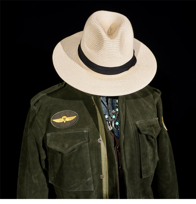 3色展開▲TAXI DRIVER トラヴィスモデル▲ビンテージ復刻 スウェード M-65 ジャケット▼L~3XL