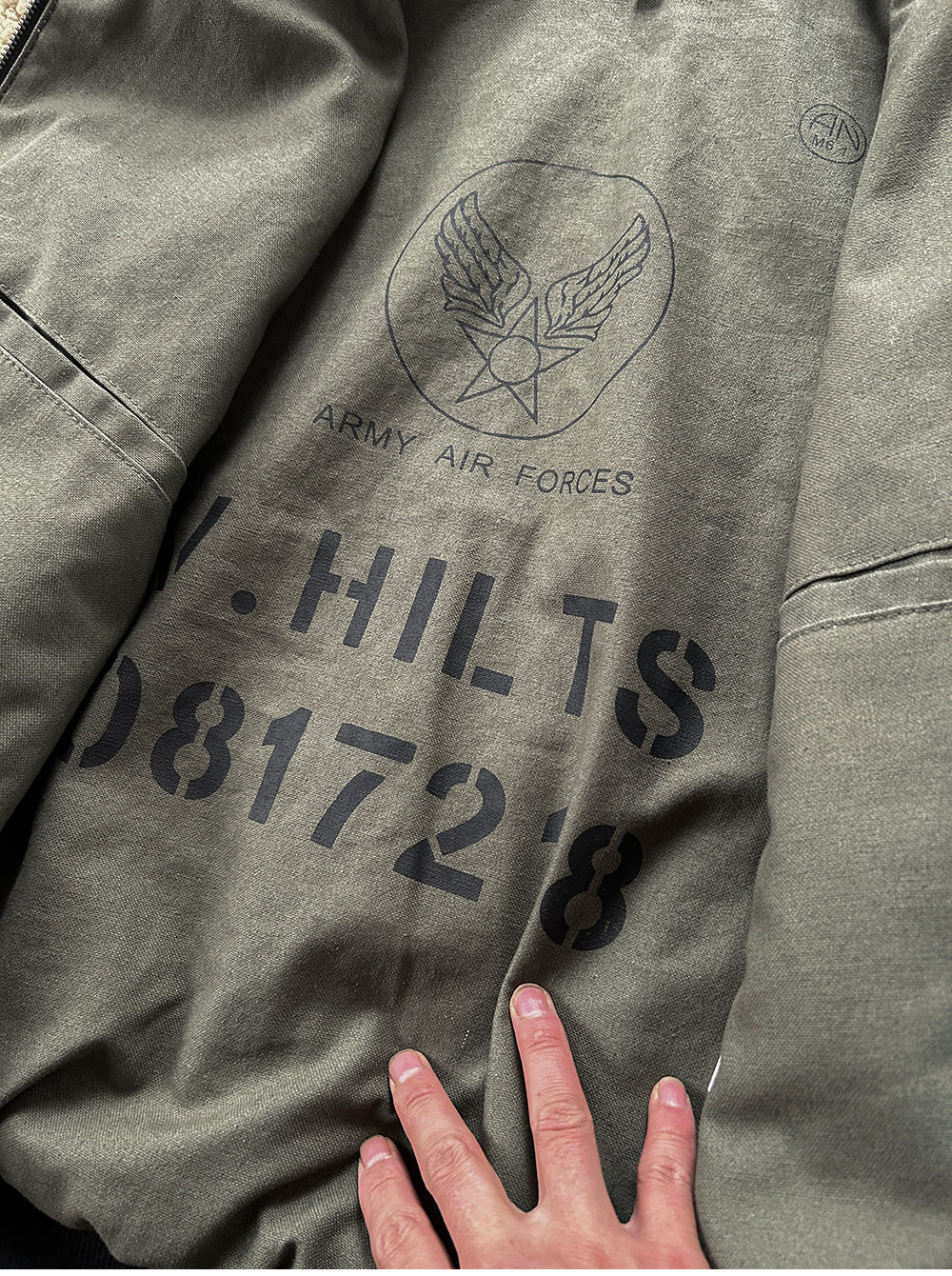 △ヴィンテージ復刻 イタリア産カウレザー使用 A-2ジャケット▽ XL~5XL