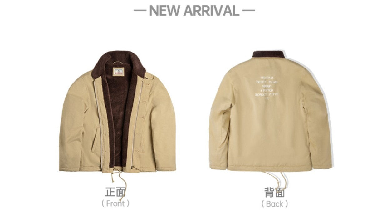 ☆ヴィンテージ 復刻 N-1 総ボア デッキジャケット☆S~2XL