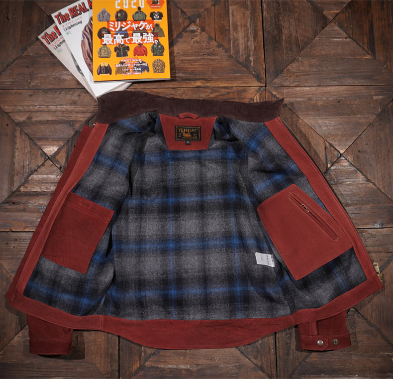 ☆ヌバックレザー使用☆デトロイト ジャケット☆S~3XL
