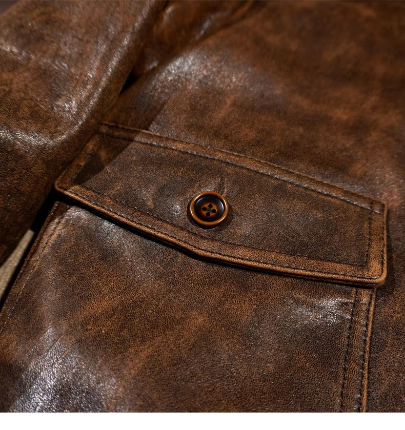 フランス産シープレザー使用◇G-1 フライトジャケット L~4XL