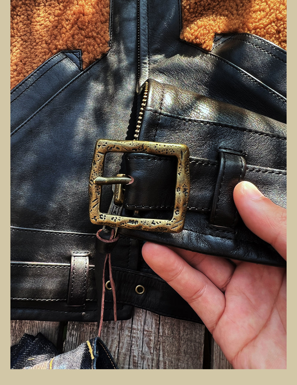 1930's ヴィンテージ復刻 ホースハイド GRIZZLY JACKET 熊ジャン