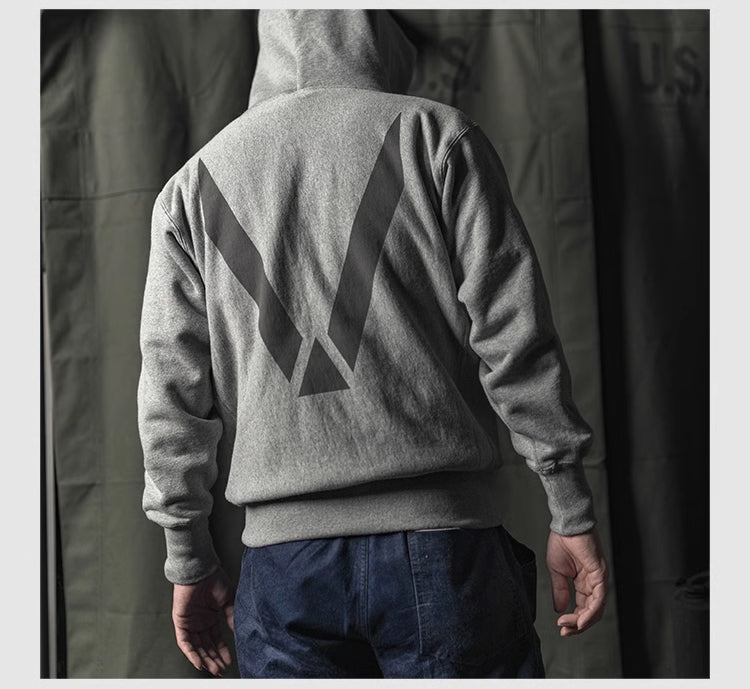 2色展開◆復刻usafaリバースウィーブ スウェットパーカー◆S~2XL