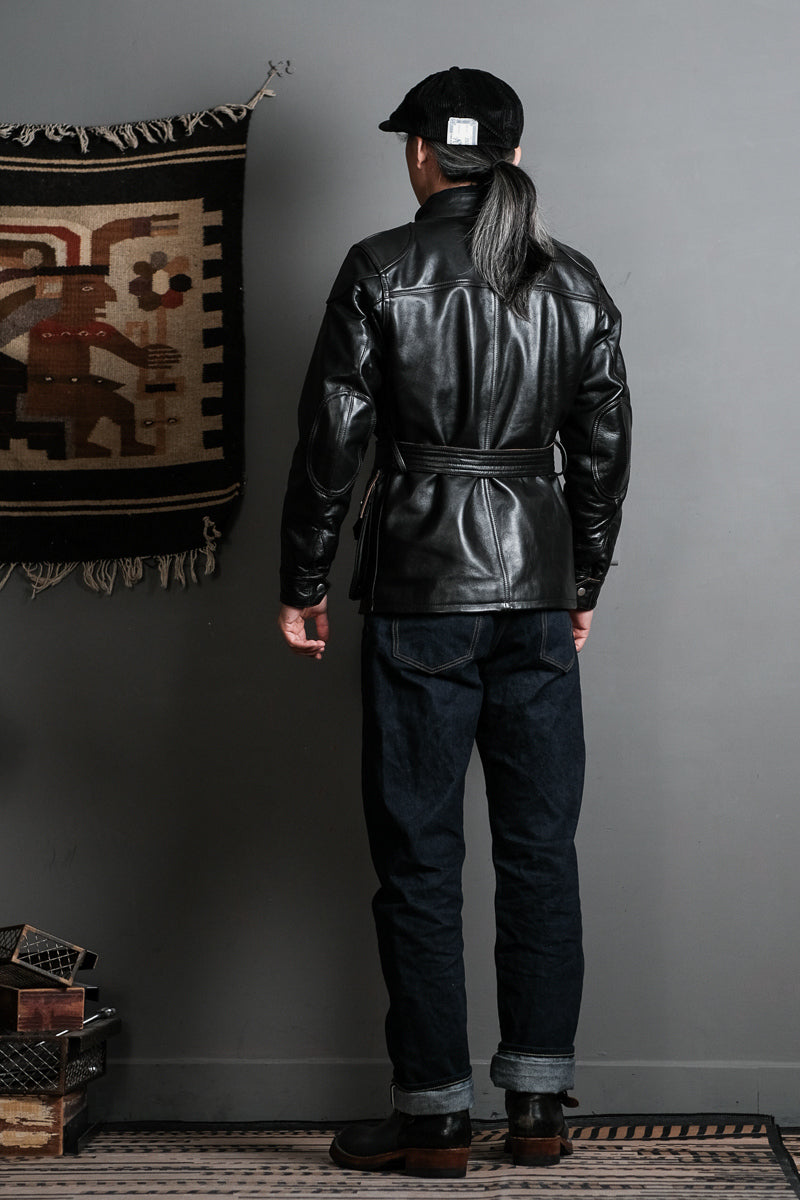 ▲細部のディテールまで完璧な拘り カウレザー ライダースジャケット▼ S~3XL