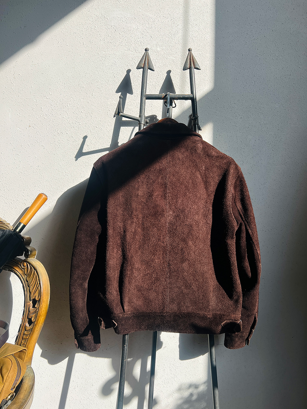 ▲ヴィンテージ復刻 スウェードレザーアイゼンハワー アイクジャケット▼S~3XL
