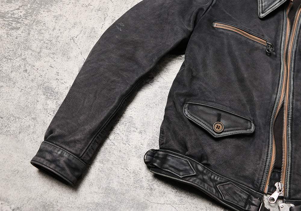 ◇ドイツ空軍復刻 エーリヒ・ハルトマン モデル カウレザージャケット◇S~4XL