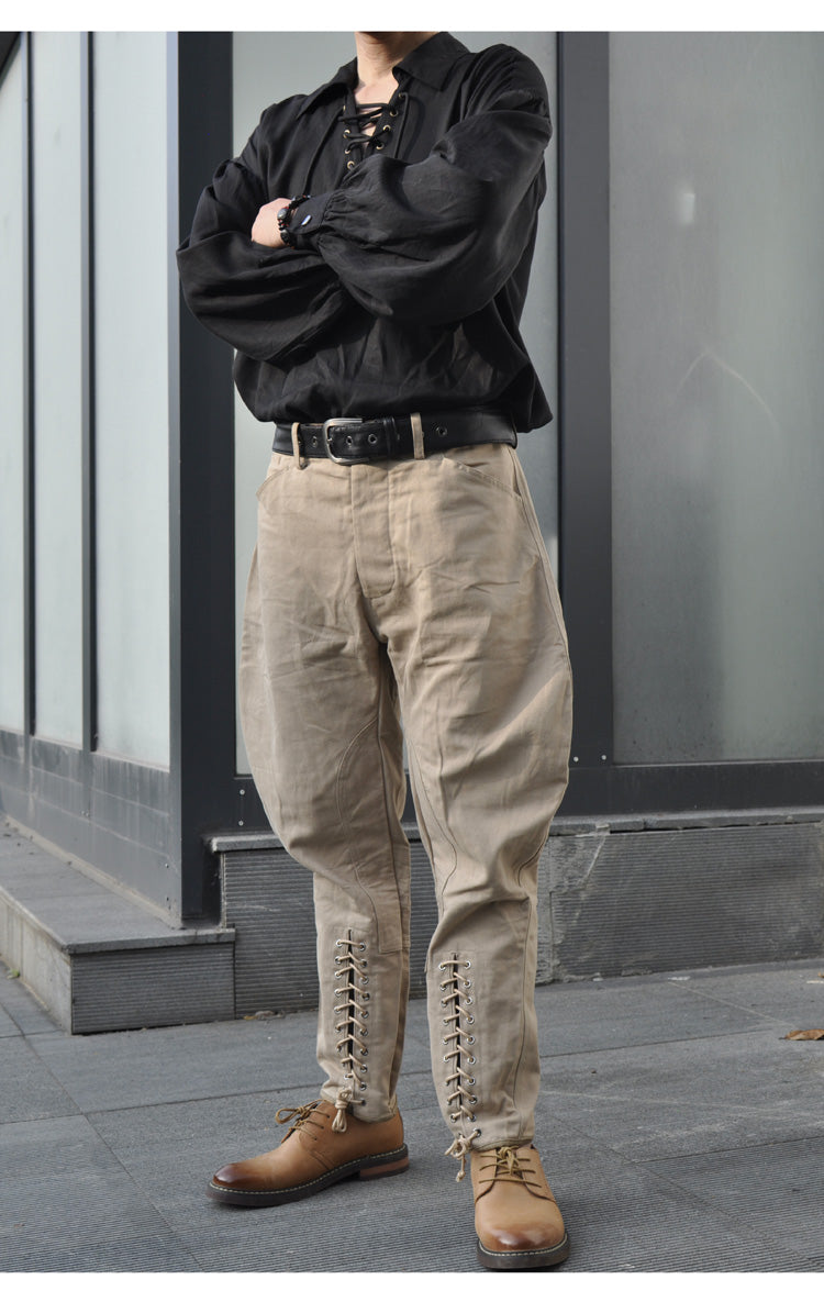 ◆ヴィンテージデザイン ジョッパーズパンツ◆S~2XL