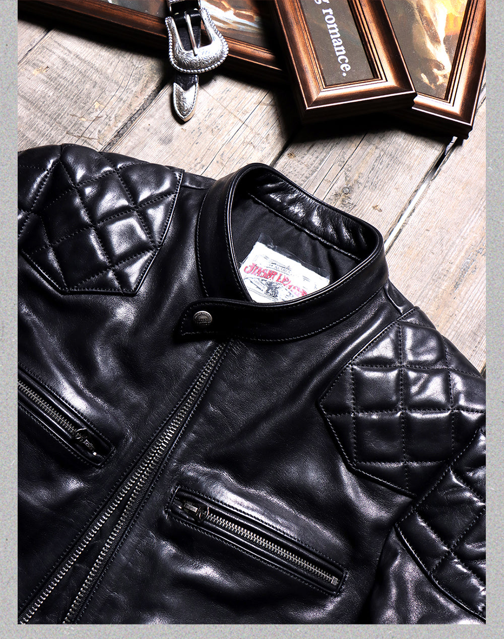 ▲ビンテージ復刻 植物タンニン鞣し カーフレザー シングルライダース ジャケット▼S~5XL