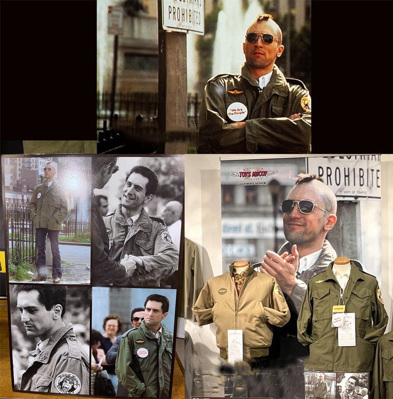 3色展開▲TAXI DRIVER トラヴィスモデル▲ビンテージ復刻 スウェード M-65 ジャケット▼L~3XL