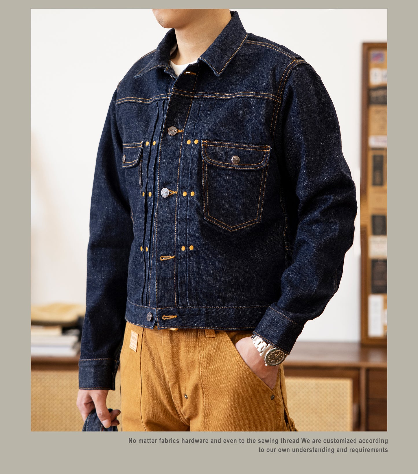 ★40sヴィンテージ復刻 11MJ 18オンス セルビッチ¥デニムジャケット★S~3XL