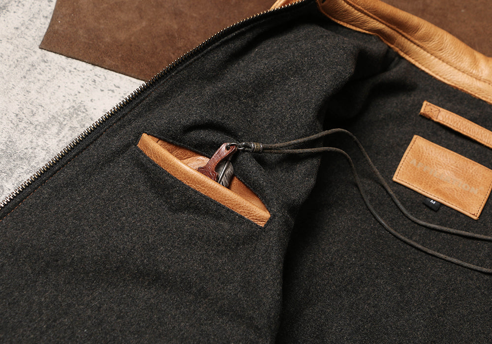 1.7mm極厚◇◇ヴィンテージ復刻 タンカラーカウレザーA-2ジャケット◇◇M~5XL