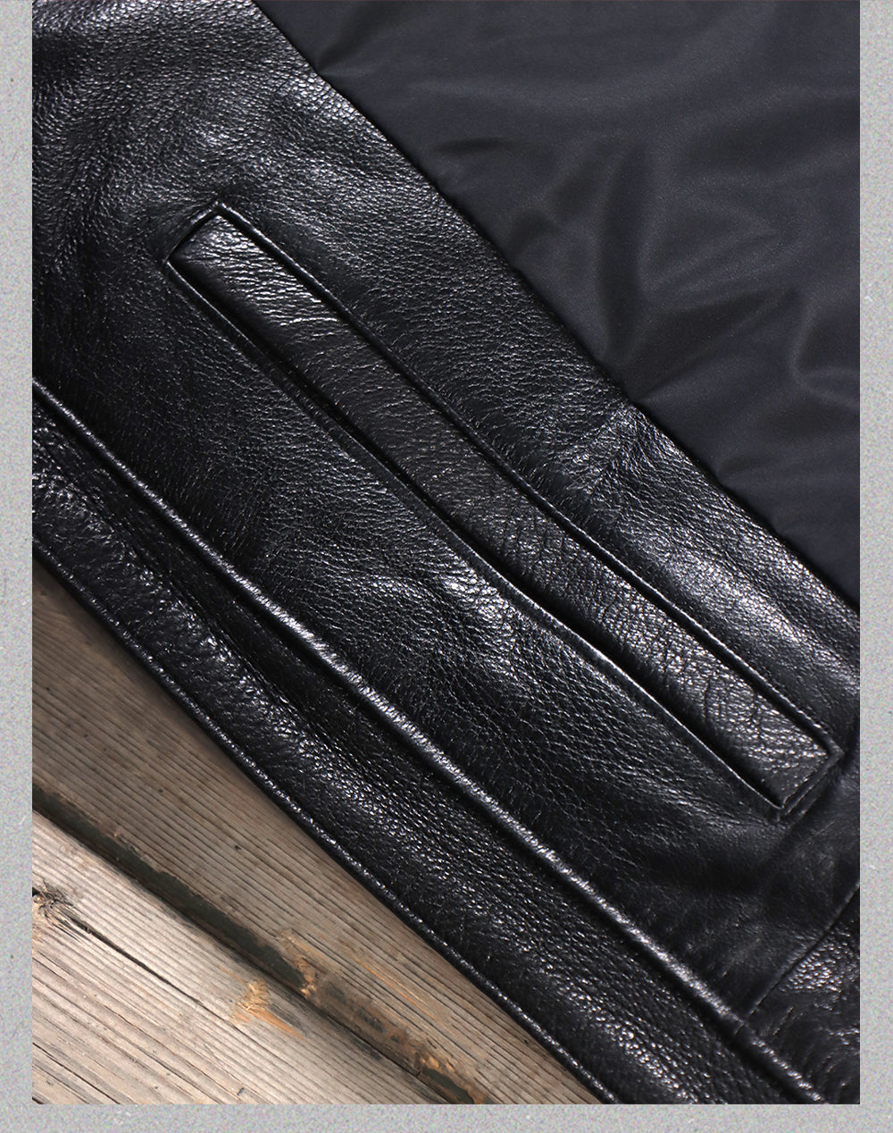 ◇ゴートレザー ブラックレザーダウンジャケット◇ M~5XL