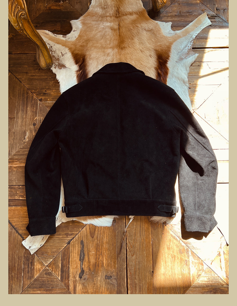 ▲ヴィンテージ復刻 スウェードレザーアイゼンハワー アイクジャケット▼S~3XL