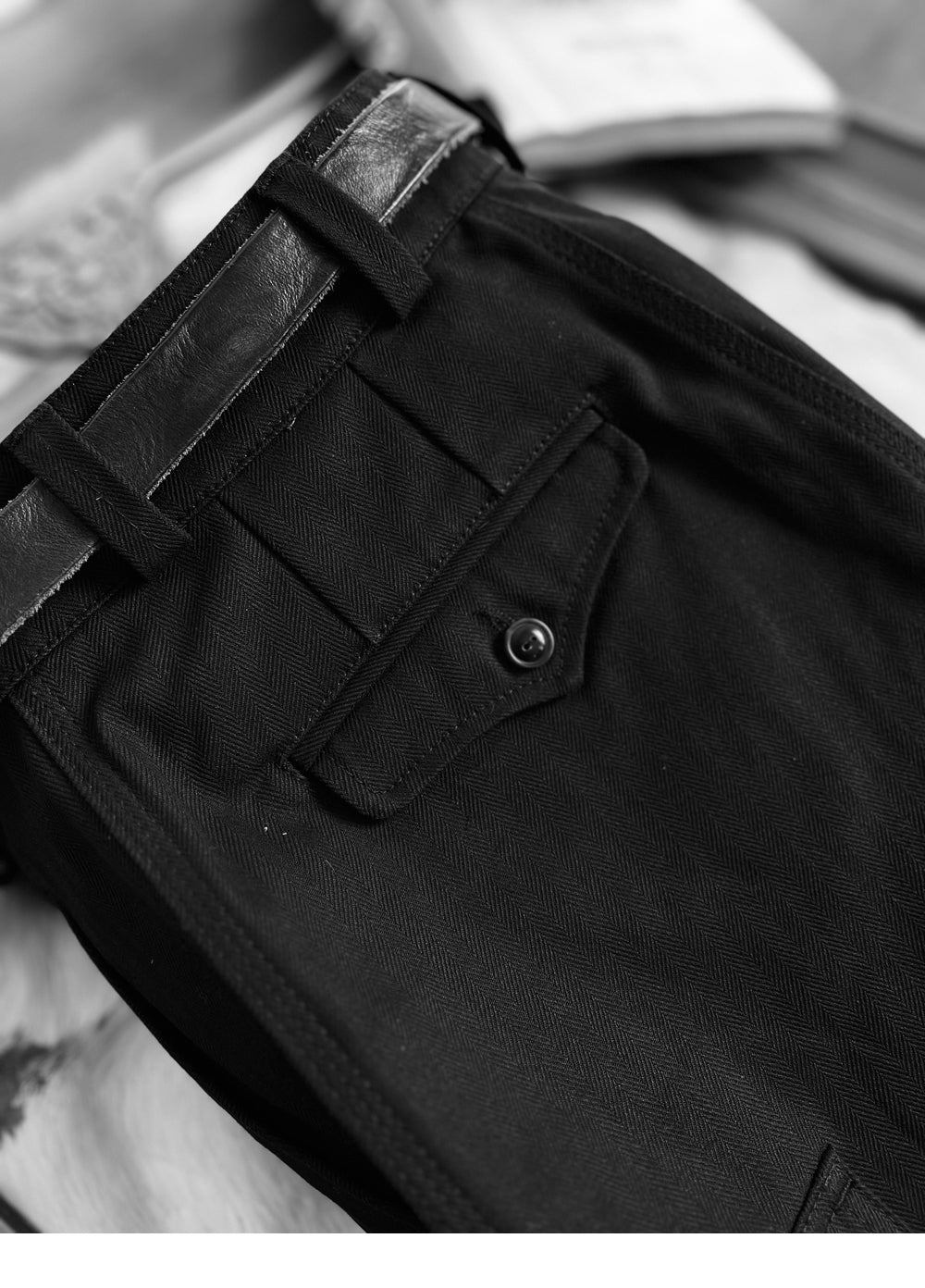 フランス軍M-47前期 復刻 HBTコットンヘリンボーンツイード パンツ/S~3XL