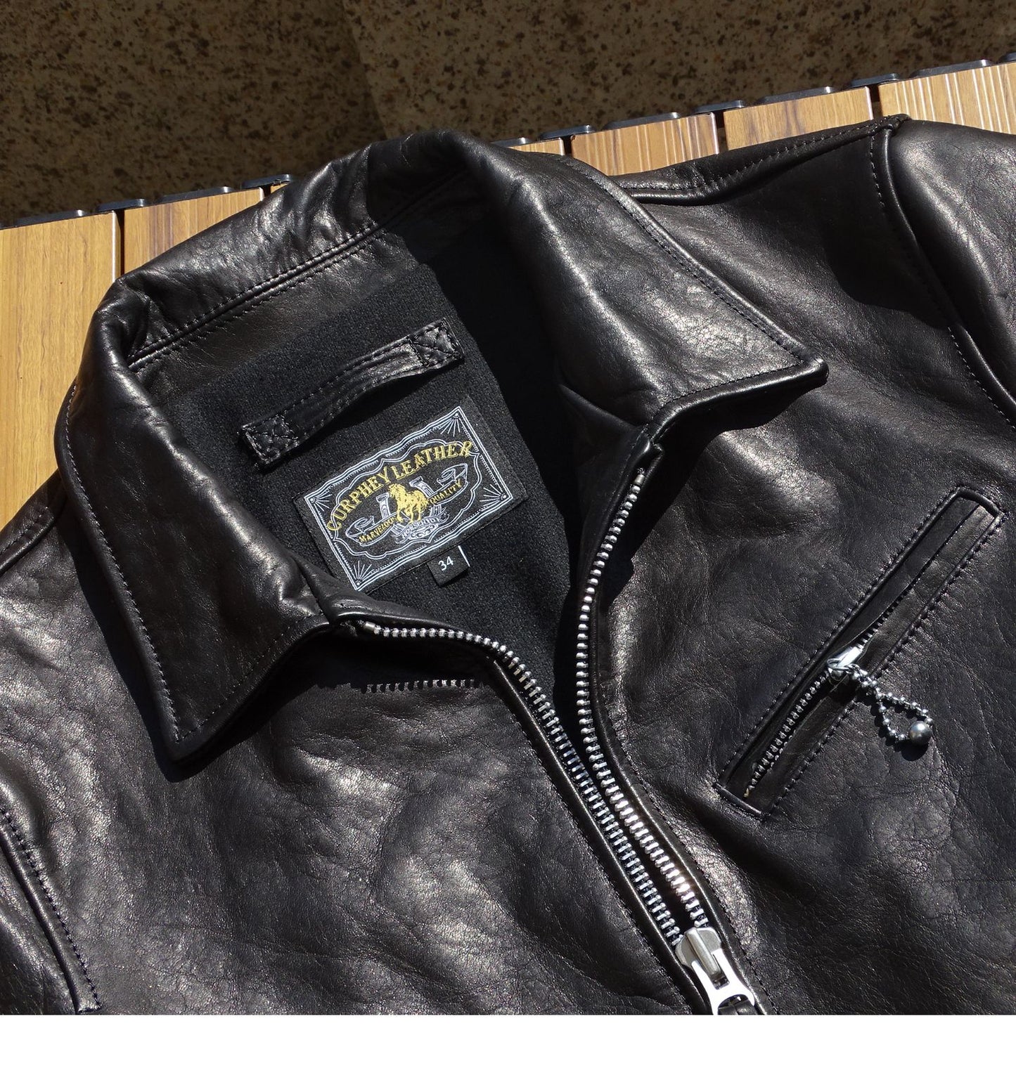 1930's VINTAGE復刻デザインホースハイドレザー スポーツジャケット S~5XL